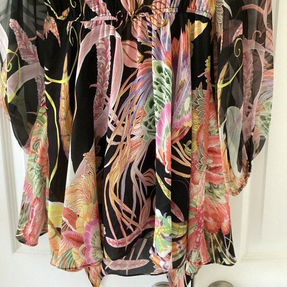 Camilla Short Wrap Tie Dress 🌙Lady Of The Moon🌙 Surplice or Front Tie NWOT - Picture 12 of 15